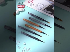 Nail Painting Brush Head Gel Nail Polish Painting Nail Art Brush Pen Suitable with Replaceable Brush