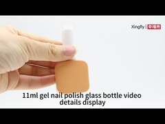 11ml Square Gel Nail Container Custom Gel Nail Polish Empty Glass Bottle For Nail Polish