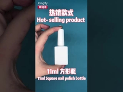 15ml Empty Nail Polish Bottle Gel Polish With White Brush Empty Nail Polish Bottle