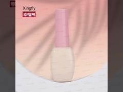 12ml Cosmetic Packaging Gel Nail Polish Oil Glass Bottle With Cap Brush For Gel