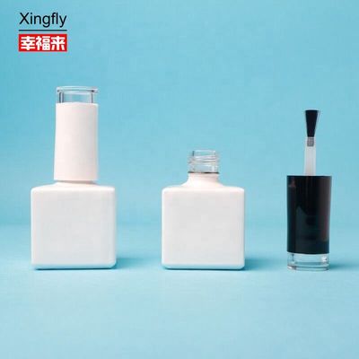 Good price 17ml Gel Nail Polish Square Bottle Spray Coating Cap With Brush online