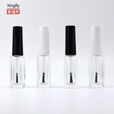 Good price Glass Collar 6ml Empty Gel Polish Bottles Screw Cap Transparent color online