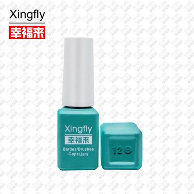 Good price Compact 6ml Nail Polish Bottle With Glass Collar And Screw Cap online
