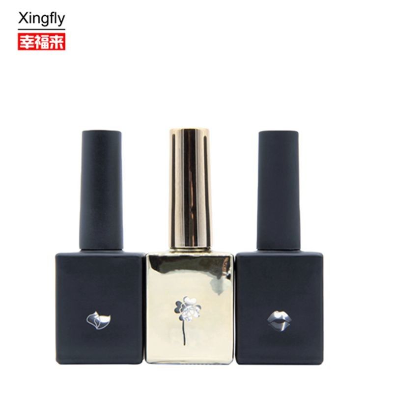 10ml Gel Bottle Gel Polish  Square Color Coated With Plastic Cap