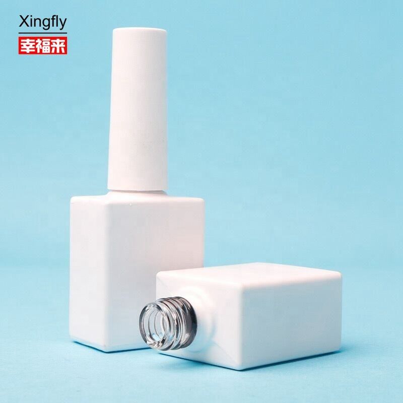 10ml Gel Bottle Gel Polish  Square Color Coated With Plastic Cap
