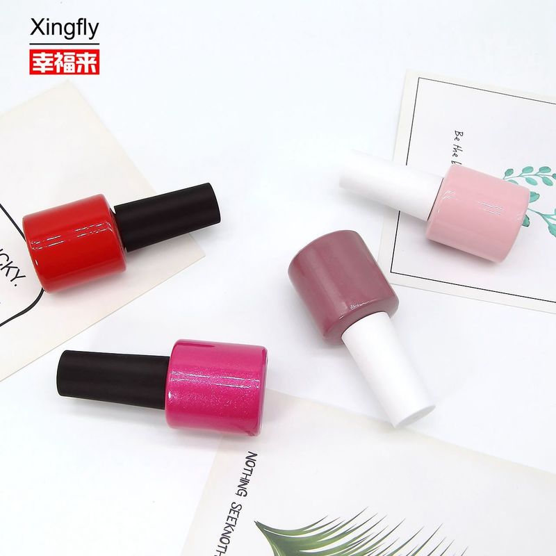 Glass Material 7ml Nail Polish Bottle container Customizable Colors SGS