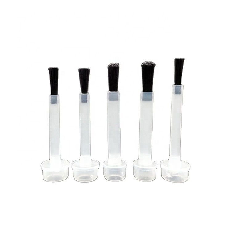 Flat type PE Nail Polish Brush Dupont Fingernail Paint Brushes