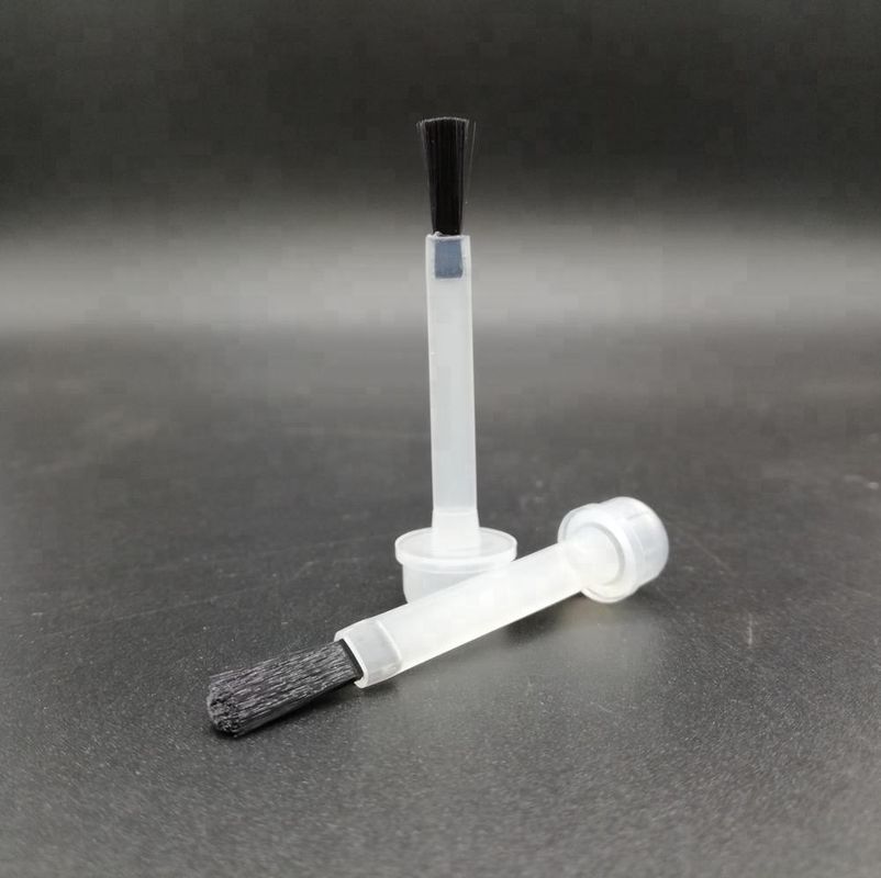Flat type PE Nail Polish Brush Dupont Fingernail Paint Brushes