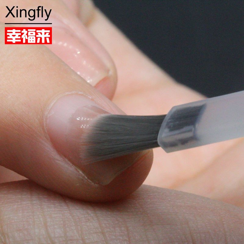 OEM Soft Bristle Hardness Nail Art Brushes Acrylic Nail Polish Bottle Replaceable nail Brush