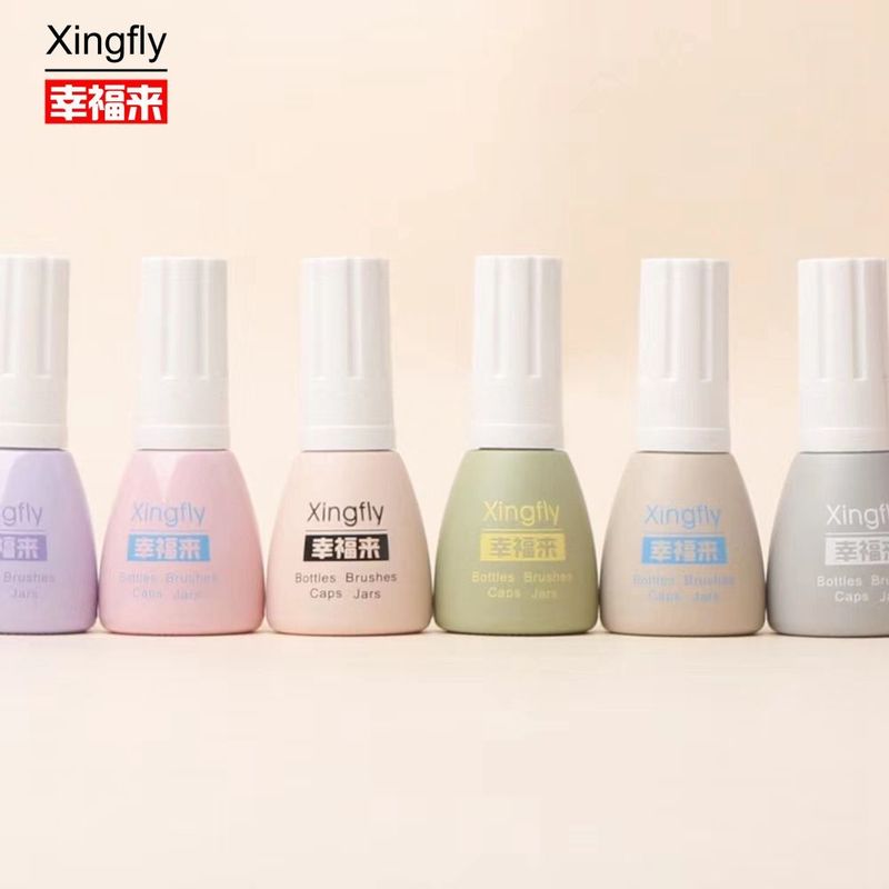 Clear 12ml Luxury Empty Gel Glass Nail Polish Bottle Custom Logo Square Nail Polish Bottle