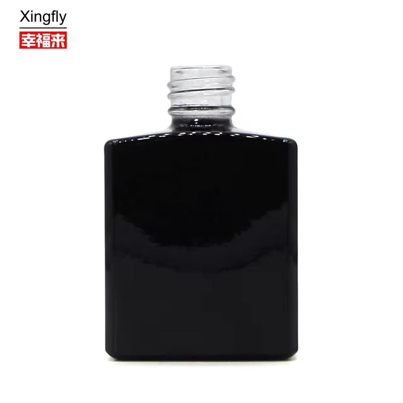 Square Nail Polish Bottle Unique 13ml Empty UV Gel Polish Bottles With Cap And Brush