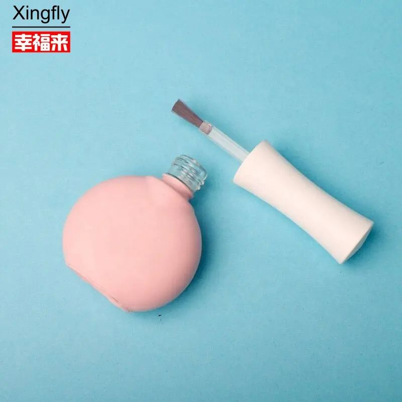 Unique Nail Gel Polish Glass Bottle OEM Custom Empty Gel Polish Bottles With Brush And Cap