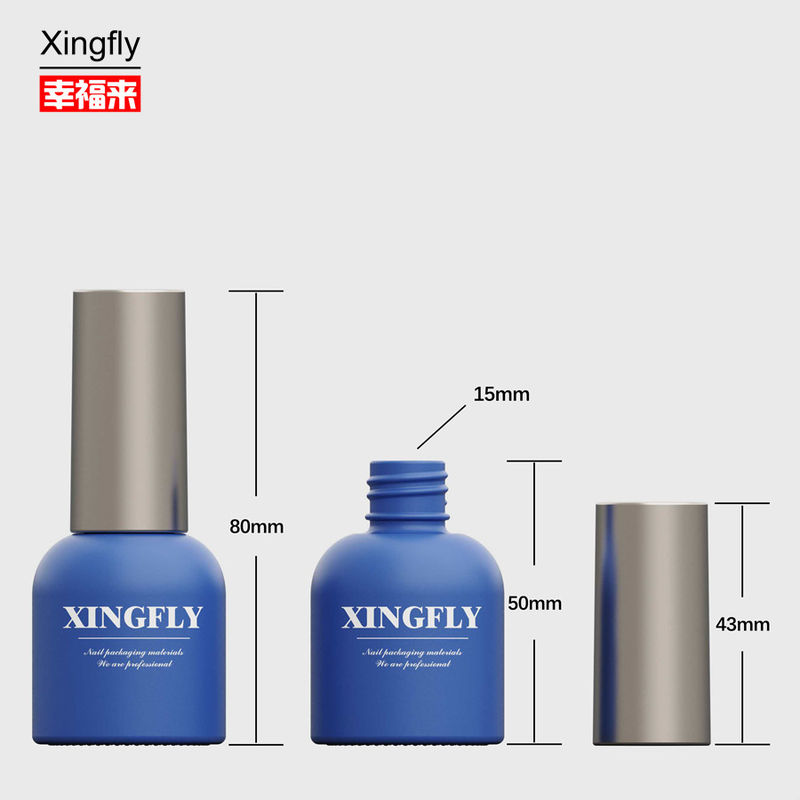 UV Gel 14ml Nail Polish Bottle Gel Nail Polish Empty Glass Custom Printed Nail Polish Bottles