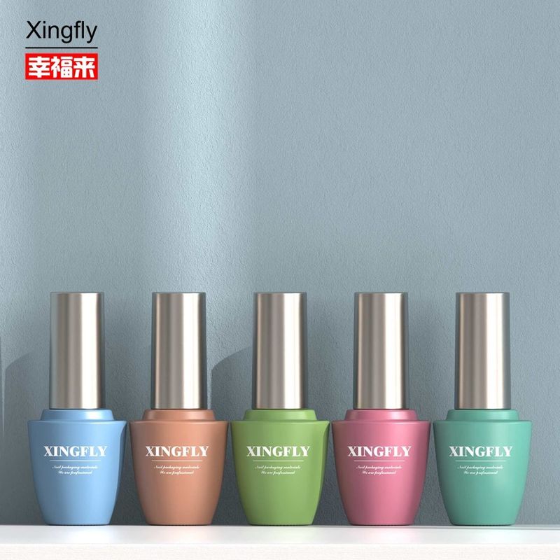 15ml Empty Glass Nail Polish Bottles Gel Cosmetic Packaging Gel Nail Polish Glass Bottle