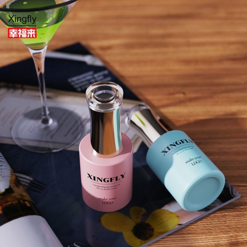 15ml Nail Polish Bottle Round Nail Polish Empty Uv Gel Cosmetic Packaging Polish Bottle