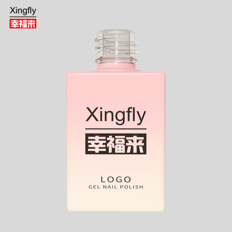 8ml Nail Polish Bottles UV Empty Glass Nail Gel Polish Bottles With Brush Cap
