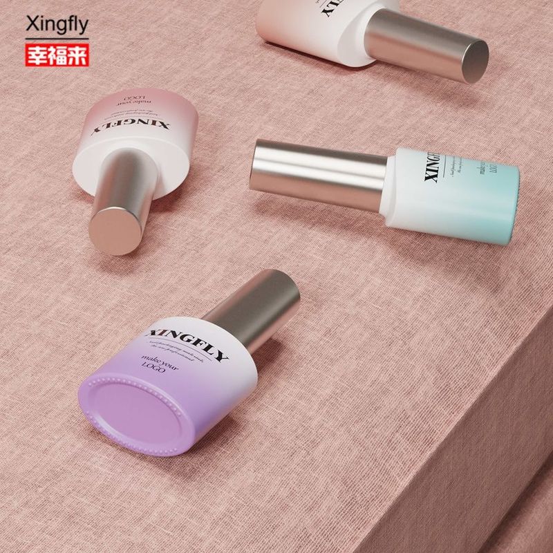8ml Nail Polish Bottle Unique Design Empty Uv Gel Nail Polish Cosmetics Glass Bottle
