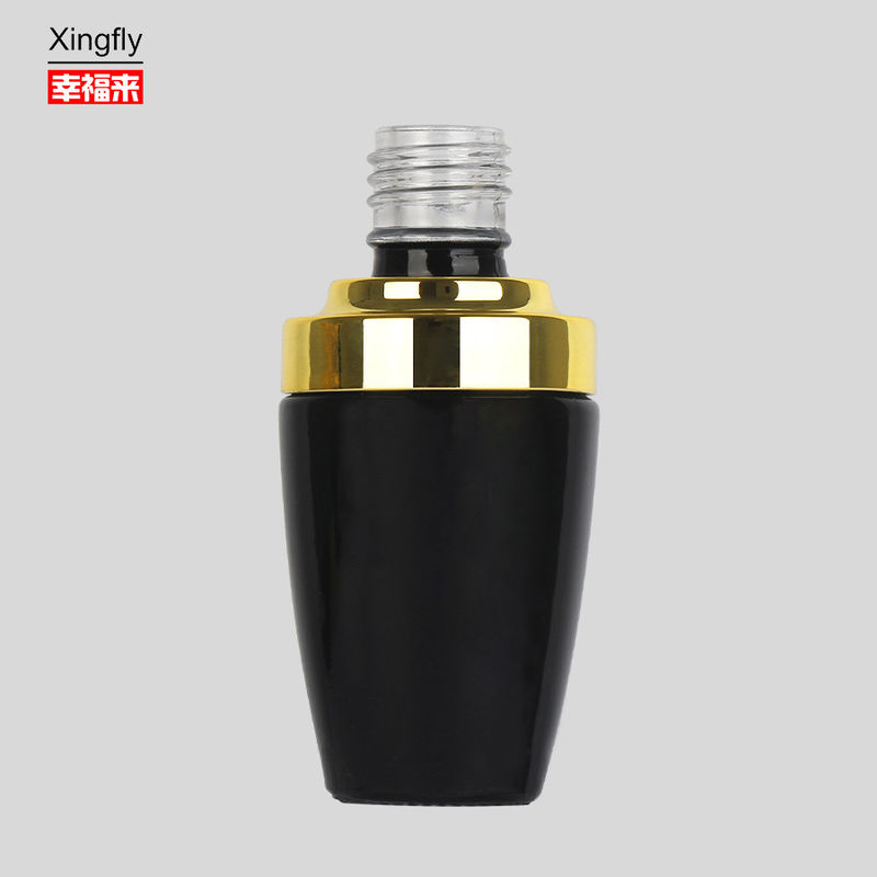 14ml Nail Polish Bottles Round Uv Gel Polish Glass Bottle With Cap And Brush