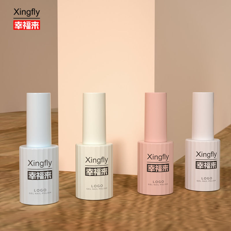 12ml Nail Polish Bottle UV Empty Glass Gel Nail Polish Bottles With Cap Brush