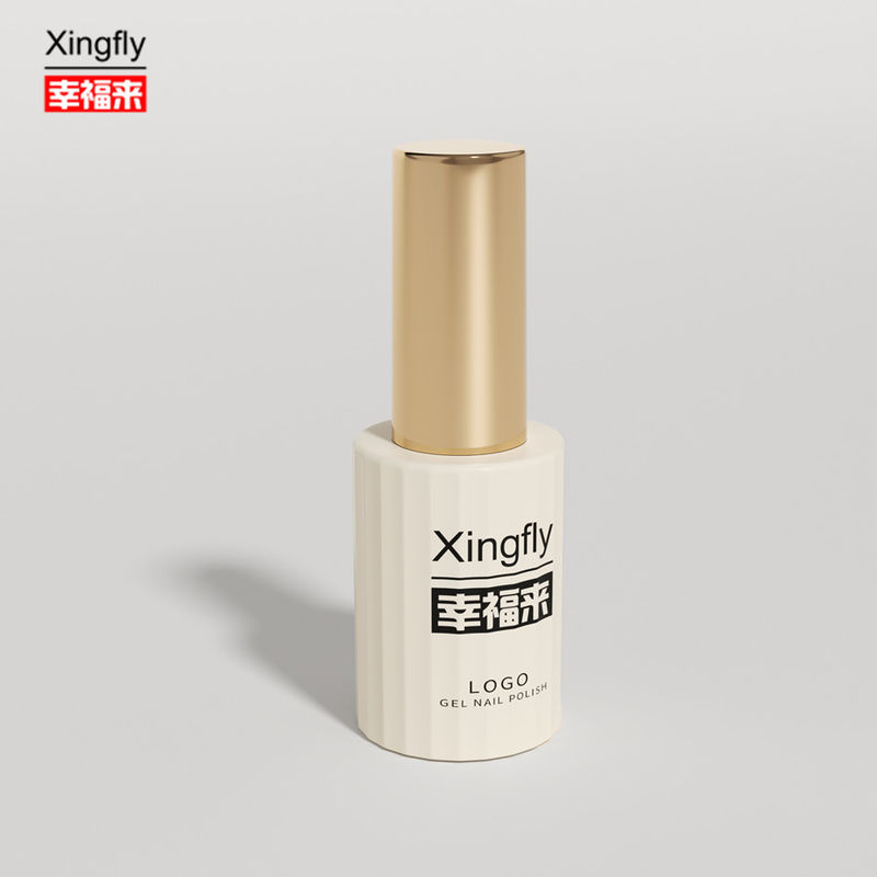 12ml Nail Polish Bottle UV Gel Polish Glass Bottle For Wide Brush Unique Design