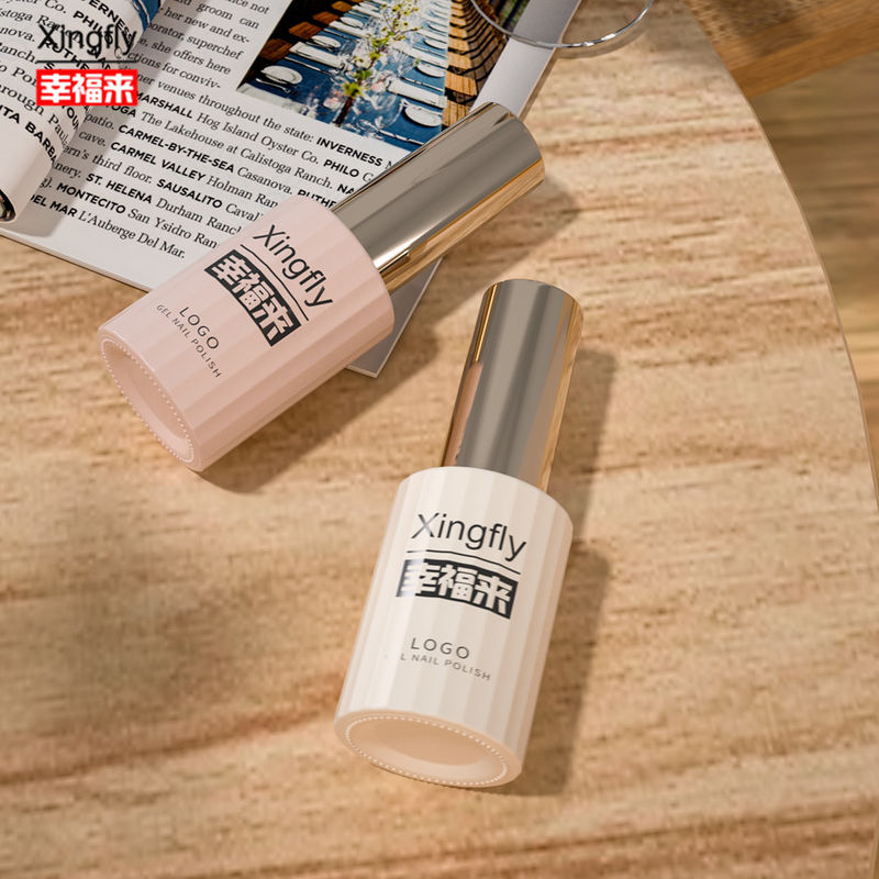 12ml Nail Polish Bottle UV Empty Glass Gel Nail Polish Bottles With Cap Brush