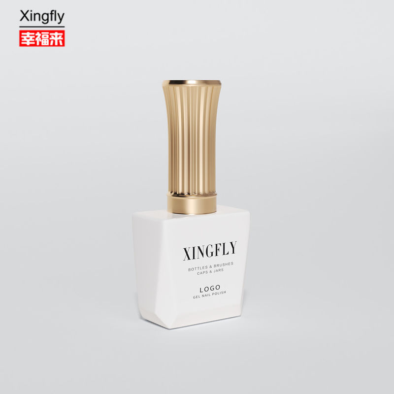 12ml Nail Gel Polish Bottle Customized LOGO empty nail polish bottles with brush Cap