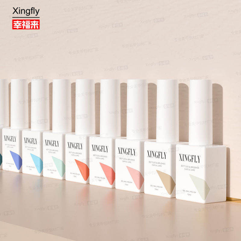 12ml Square Brand New Optional Accessories Cat Eye Gel Uv Nail Polish Empty Bottle