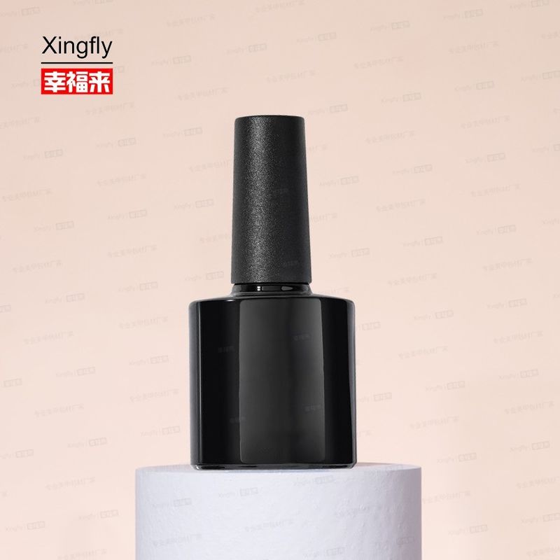 8ml Gel Polish Empty Glass Bottle With Cap Brush Factory Wholesale For UV Gel Nail Polish