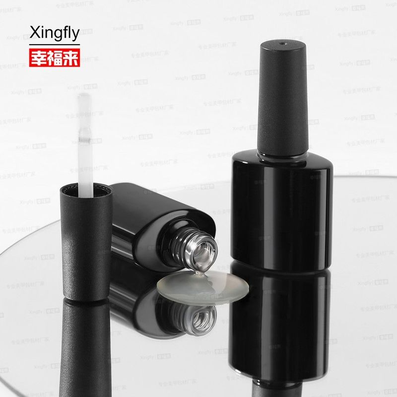 8ml Gel Polish Empty Glass Bottle With Cap Brush Factory Wholesale For UV Gel Nail Polish