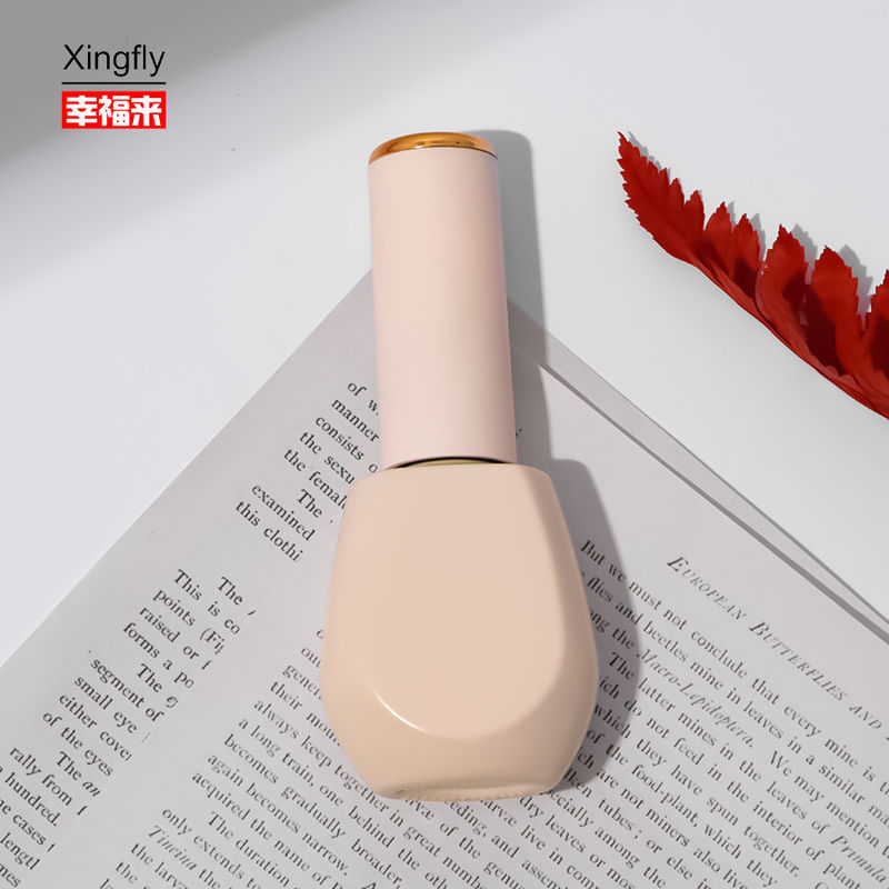 Empty Fancy Nail Polish Bottles Gel Nail Polish Jars Glass Bottle Cap With Brush