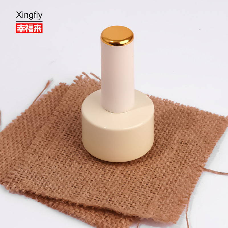 Empty Fancy Nail Polish Bottles Gel Nail Polish Jars Glass Bottle Cap With Brush