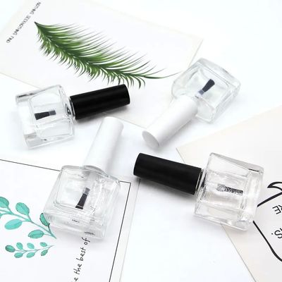 Good price Glass 5ml Uv Nail Polish Bottle Silk Printing with Paper label online