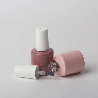 Empty 7ml Nail Polish Bottle Glass Gel Bottle Mini with Brush