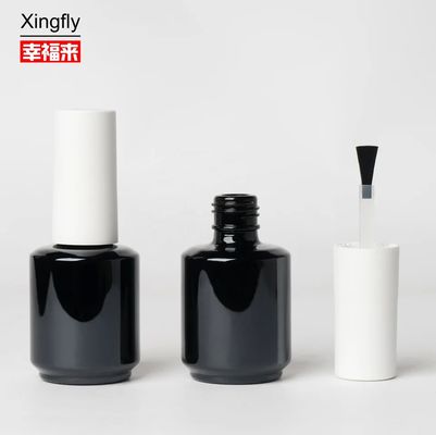 Screw Cap 8ml Nail Polish Bottle Empty Gel Polish Bottles Precise Brush