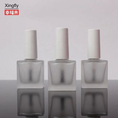 Square 8ml Nail Polish Bottle Custom Color Spary Coating Hot Stamping