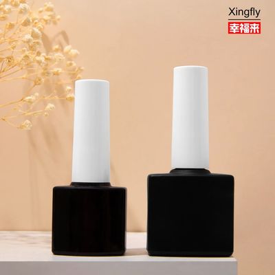 Square Glass Empty Uv Gel Polish Bottles Professional Grade