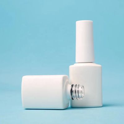 Glass Material Gel Polish Square Bottle Cosmetic  With Spray Coating