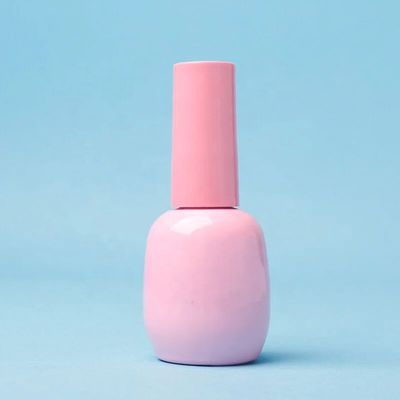 Custom Shaped Empty Nail Polish Container Silk Printing Surface  Handling