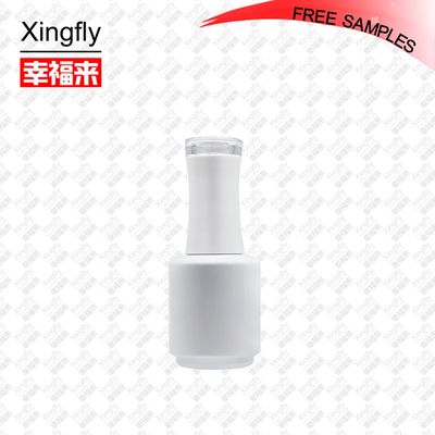 Round Empty Nail Polish Container Bottles Coating Customized Logo