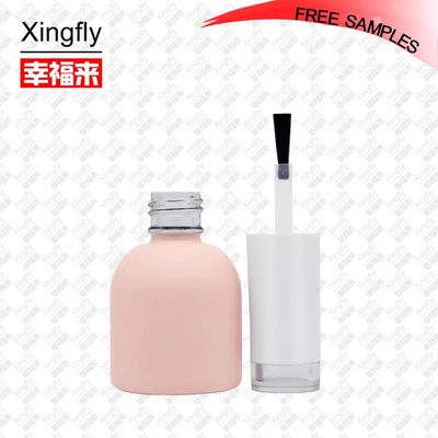 Customized Round Nail Polish Bottle Hot Stamping Surface Handling