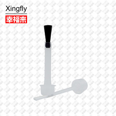 Plastic Pp Nail Polish Brush White Black For Personal Care Nail Bottle