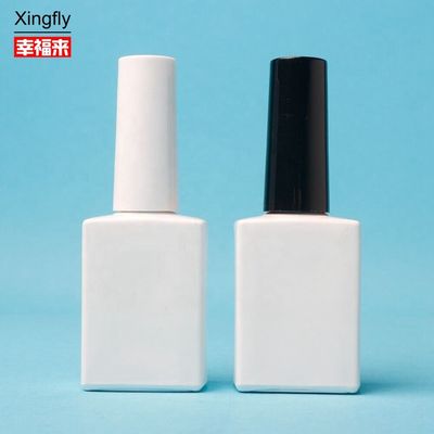 15ml Empty Nail Polish Bottle Gel Polish With White Brush Empty Nail Polish Bottle
