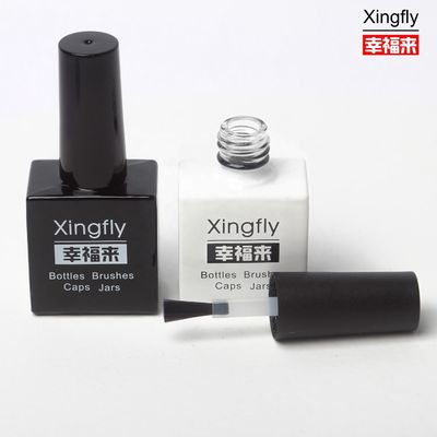 15ml Capacity Empty Nail Polish Bottles Round Logo Printing For nail art