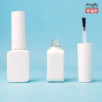 Good price Round Glass 8ml Gel Polish Bottle With Brush And Cap online