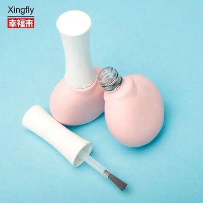 Unique Nail Gel Polish Glass Bottle OEM Custom Empty Gel Polish Bottles With Brush And Cap