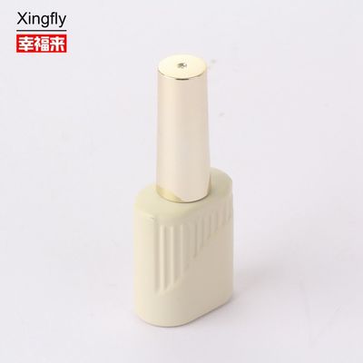 10ml Nail Gel Polish Glass Bottle Custom Color Design Empty Bottle With Brush Cap