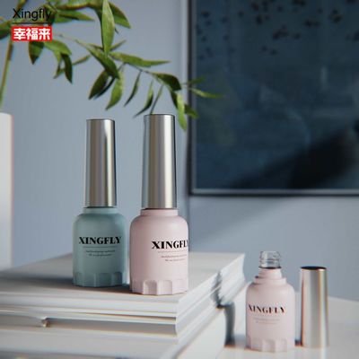 12ml Nail Polish Bottle Round Container UV Gel Nail Varnish Glass Bottle