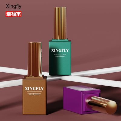 Gel Polish Square Bottle 14ml Cosmetic Packaging Square Gel Nail Polish Glass Bottle