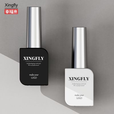 10ml  Square Empty Cosmetic Containers Gel Nail Polish Bottle