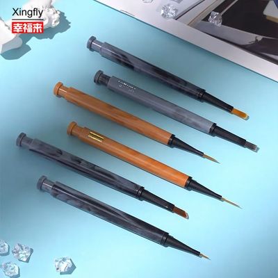 Nail Painting Brush Head Gel Nail Polish Painting Nail Art Brush Pen with Replaceable Brush